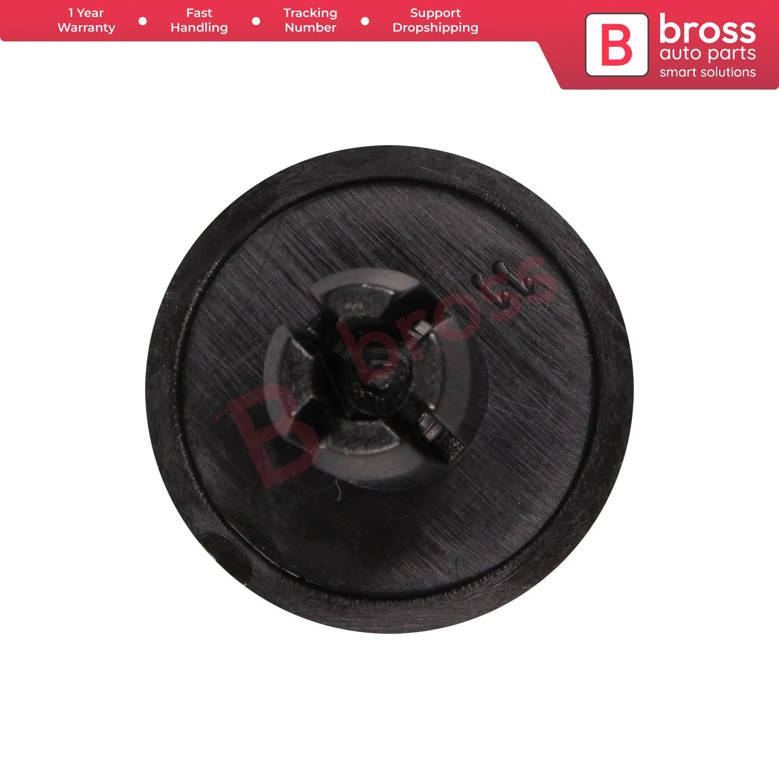 BCF1127 10 Pieces Front Fender Push-Type Retainer, Black for Honda & Acura : 91512-SM4-003 Made in Turkey