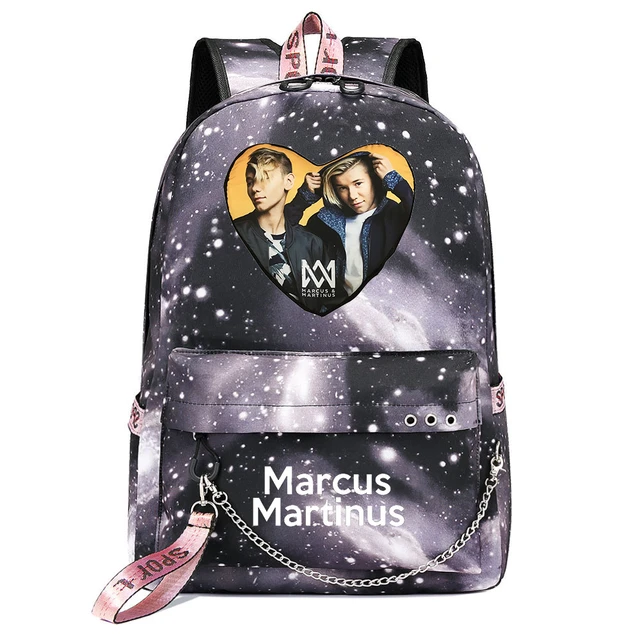 Marcus And Martinus Backpack Students School Bag Women Men Causal Travel  Laptop Backpack With Charging Usb Teenager - Backpacks - AliExpress