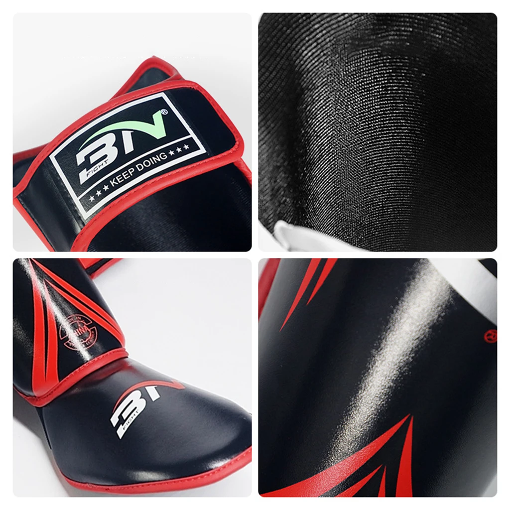 Shin Guards Protective Leg Taekwondo Kickboxing Kung Fu Boxing Karate Equipment Protect Ankle Foot Leg