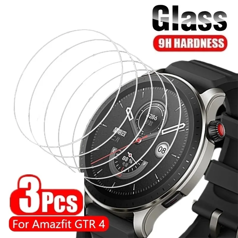 Vetro Temperato Su Orologio Amazfit Gtr 4 Mini Pellicola Proteggi Schermo Per Amazfit Gtr 4 Gtr Mini Gtr 47Mm 42Mm Pellicola Protettiva In Vetro