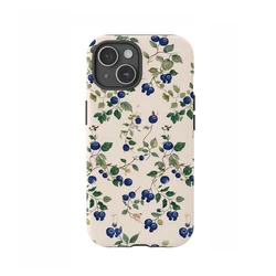 Blueberry Luxury Double - layer Design Phone Case - Premium Back Cover - iPhone 14 Plus (FLR - 298FLRG1A25)