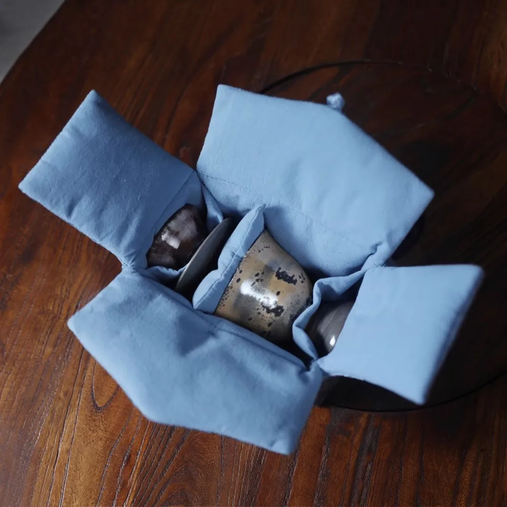 Tea Cup Storage Bag Cloth Travel Bag Tea Ceremony Accessories Custom Travel Organizer Teapot Tote Bag