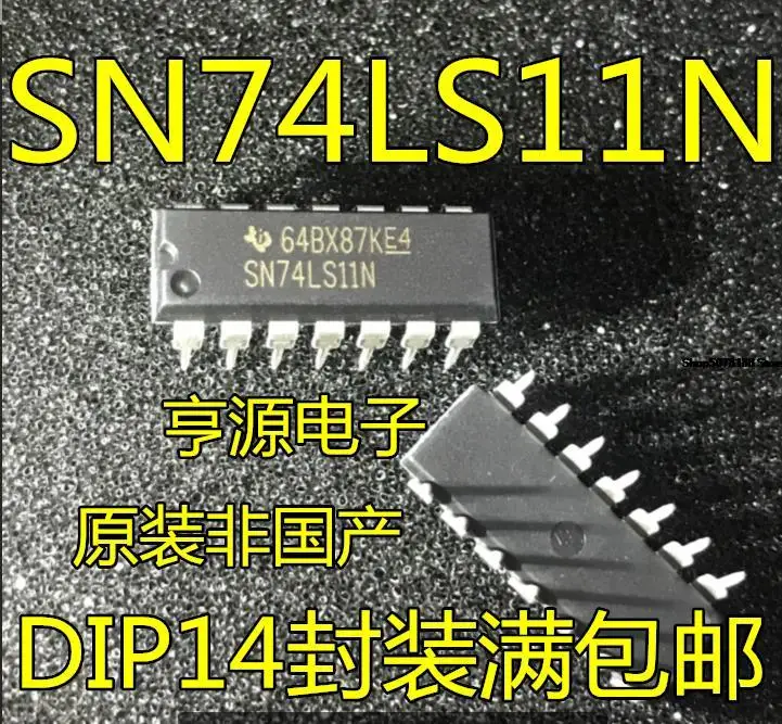

5pieces SN74LS11N 74LS11N 72LS11 DIP-14 3 Original