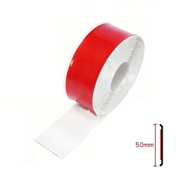 Self - Adhesive Scratch - Resistant Car Door Protector Strip (White - 4m)