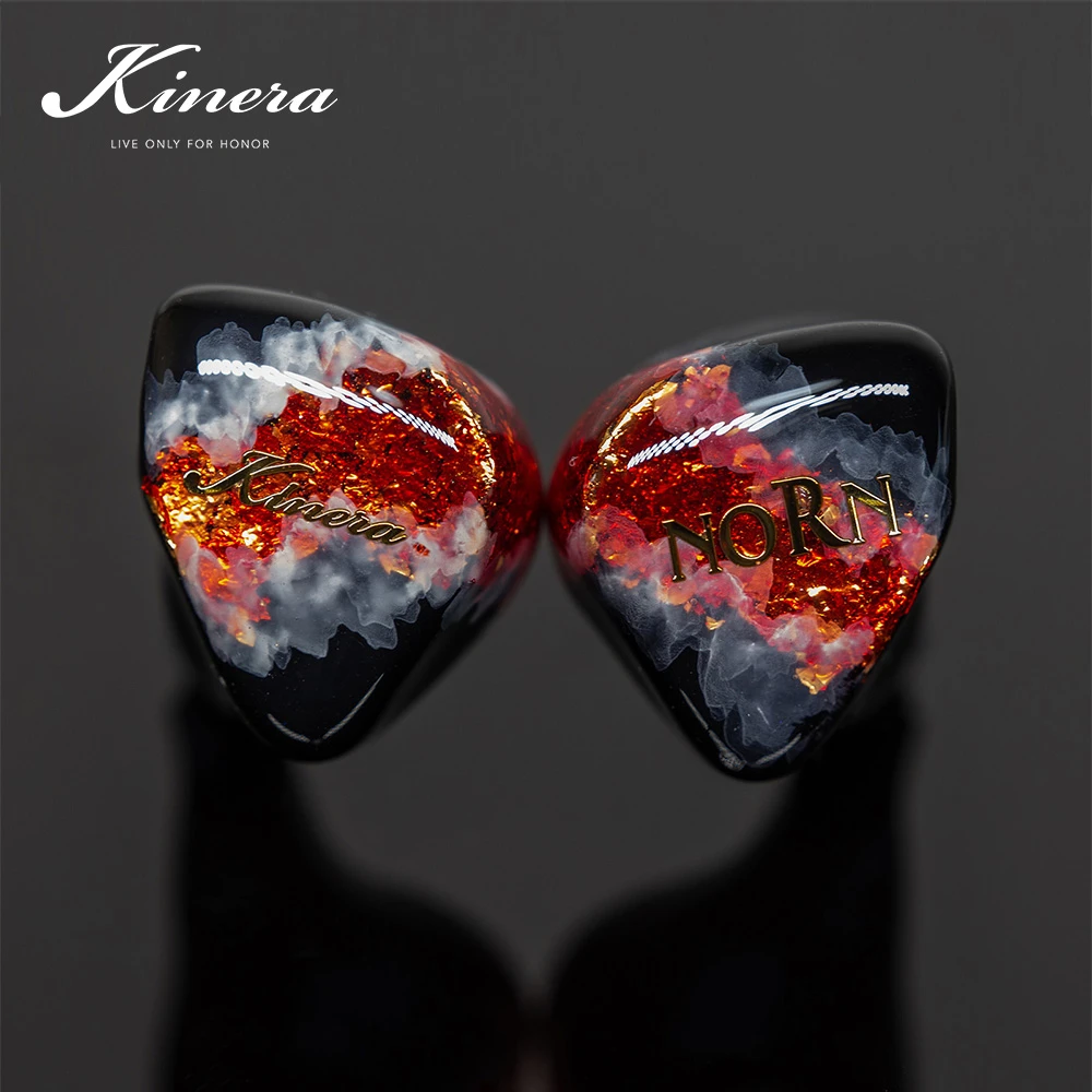 

KINERA NORN 4BA+1DD Hybrid Drivers HIFI in-Ear Monitor Earphone Music DJ Earbuds Headset with 2Pin 0.78mm Detachable Cable