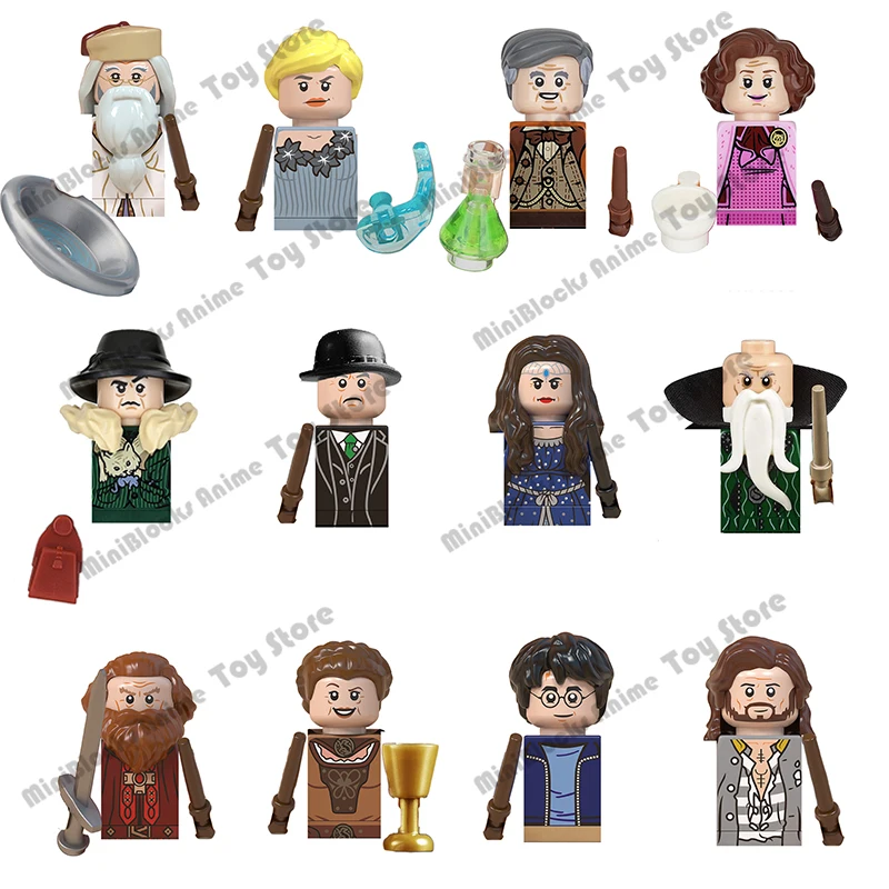 WM6040 WM6041 WM6059 WM6045 Movies Magic World plastic assembly mini action figure building blocks Bricks Toys birthday gifts