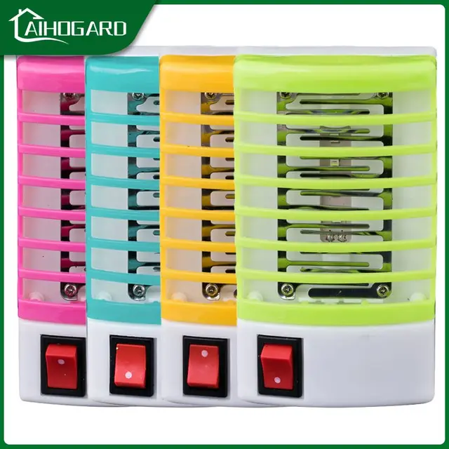 Mini Éjszakai Fény Szúnyog Lámpariasztó Led -Es Érzékelő Multifunkcionális Rovar Gyilkos Aljzat Lámpa Beltéri Szúnyoggyilkos