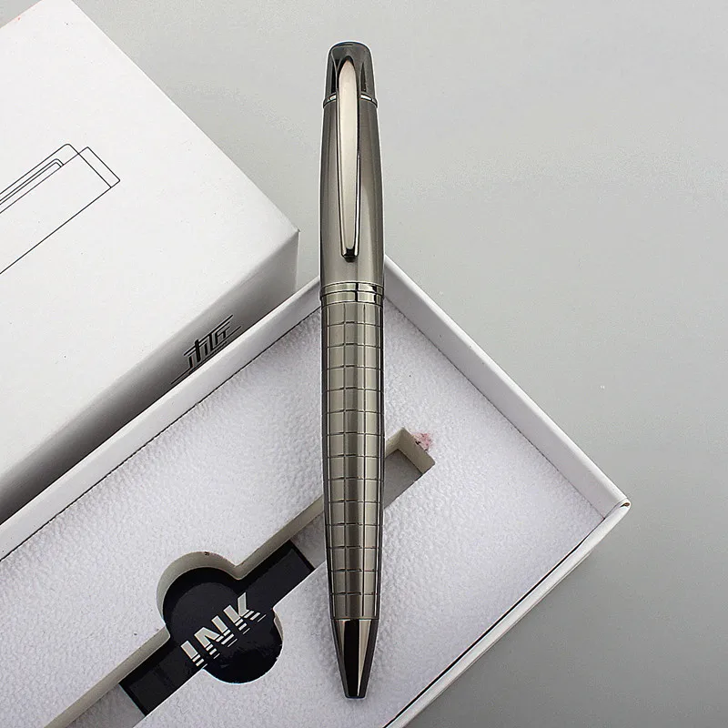 Classic Design Business Men Luxury Metal Ballpoint Pen Signature Writing Gift Pen
