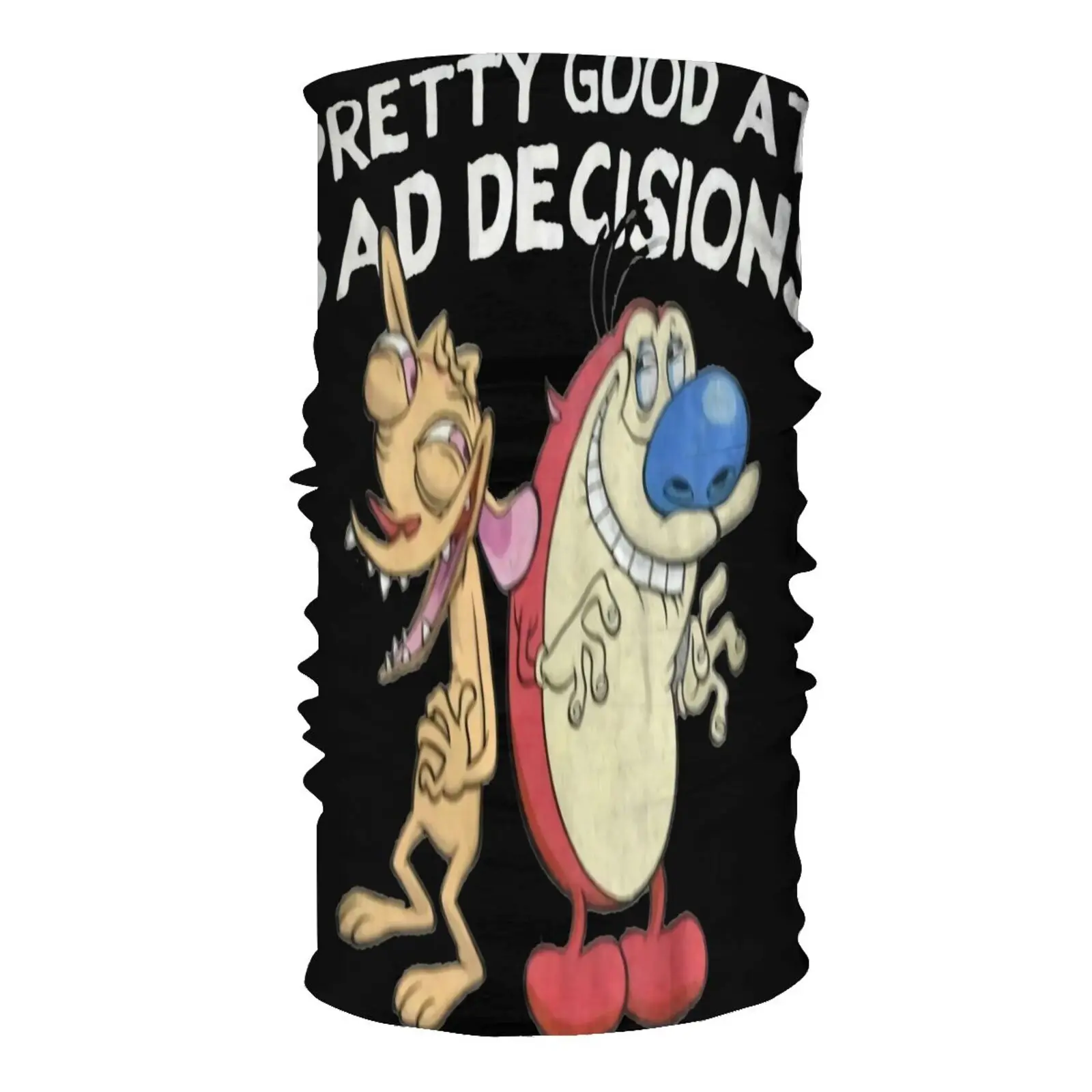 Jukebox Ren Stimpy Pretty Good Bad Men's Bandana Snood Scarf Women Cycling Bandanas Neck Warmer Headband |