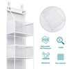 Multifunctional Fabric Hanging Bag for Behind Door Storage Organizer with Multilayers for Miscellaneous Items 3
