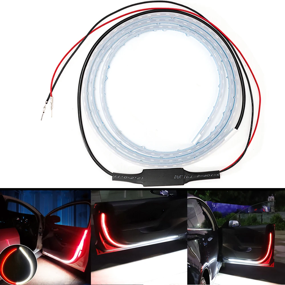 12v Car Door Opening Warning Led Lights Lights Led Safety
