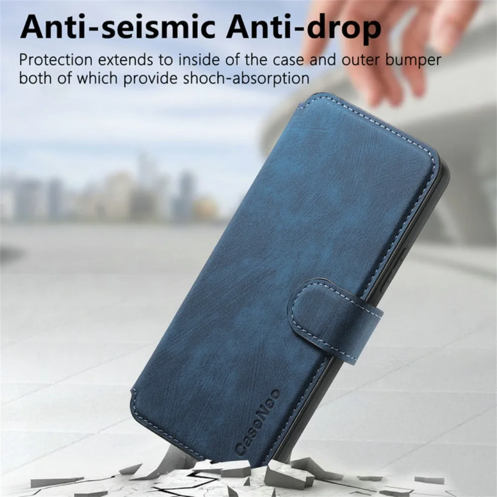 Premium Flip Case with Detachable Leather Wallet Cover