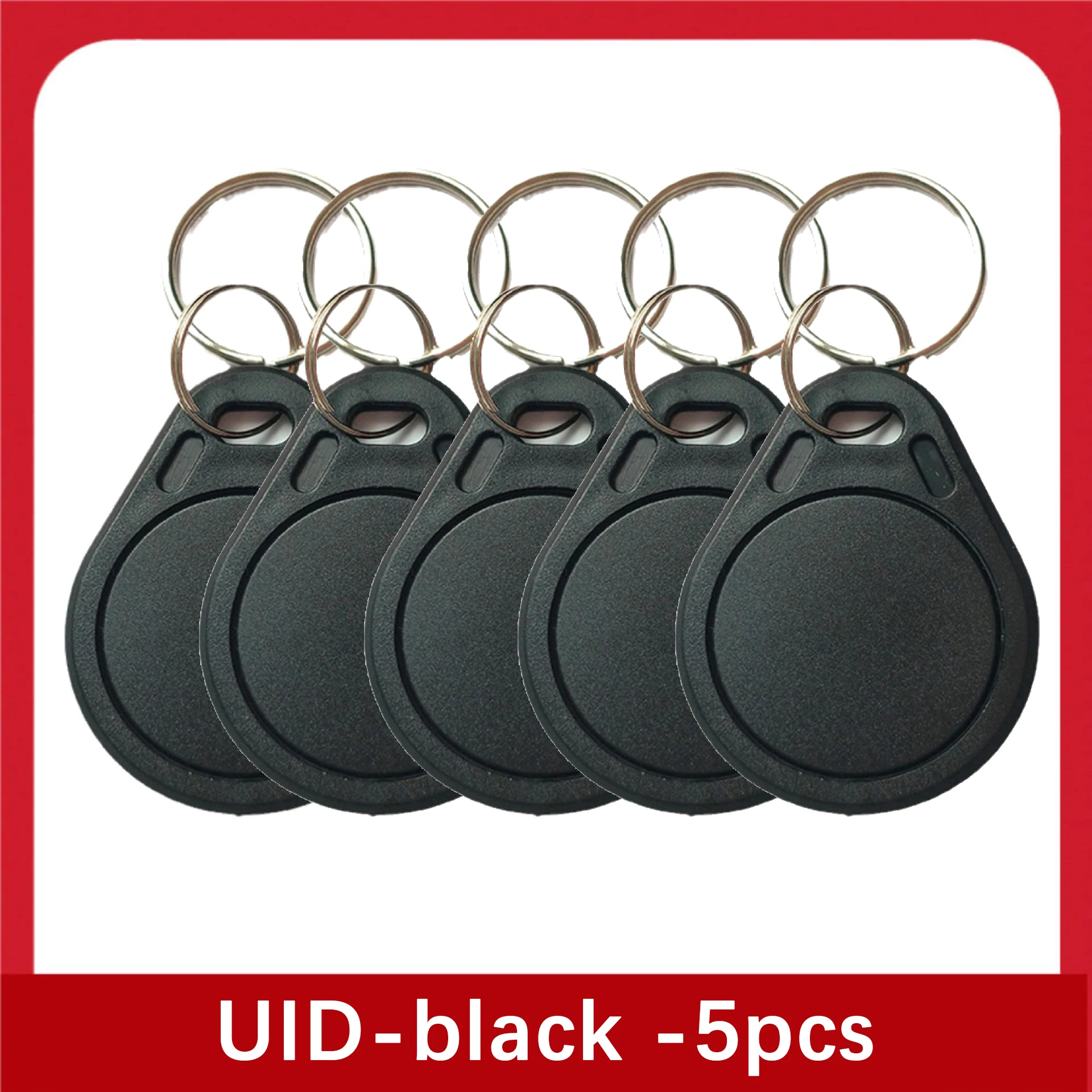 RFID Keyfobs 13.56Mhz UID Token Copy Changeable Attendance Management CUID Clone Keychain Tag 5/10PCS For Mif 1k S50 Writable