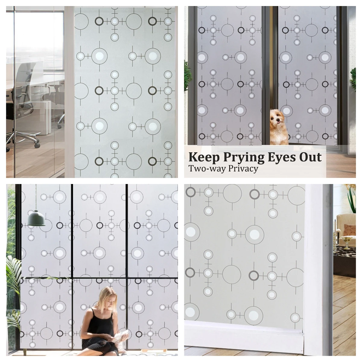 Window Privacy Film Wide 75/90 Cm for Home