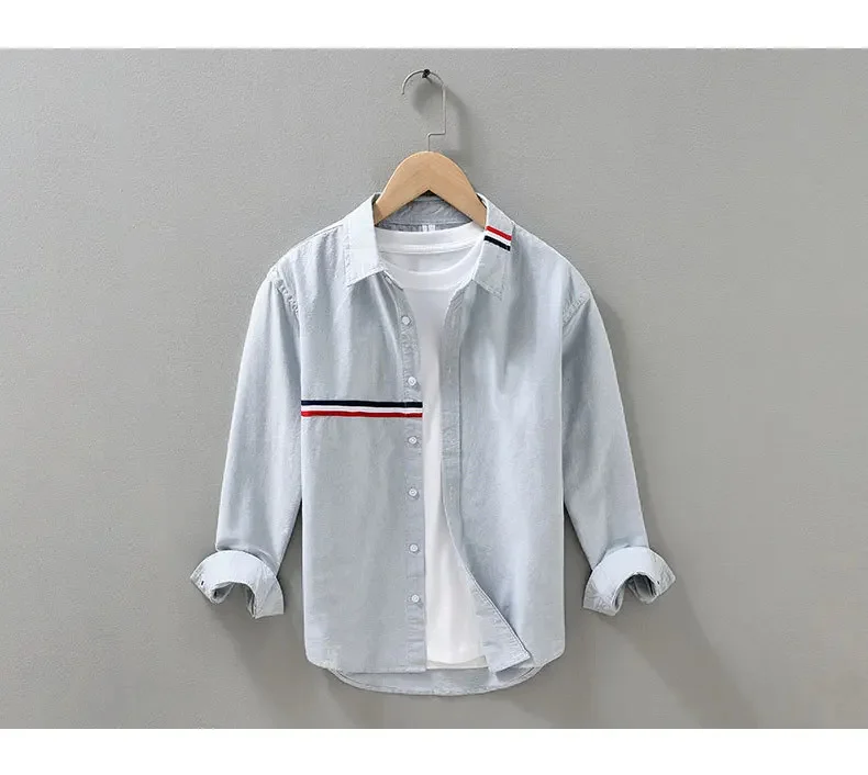 Description Picture 4 of itemSpring Aummer New Business Formal Shirts Men Dress Streetwear Slim Casual Long Sleeve Tuxedo Brand Clothing Tops