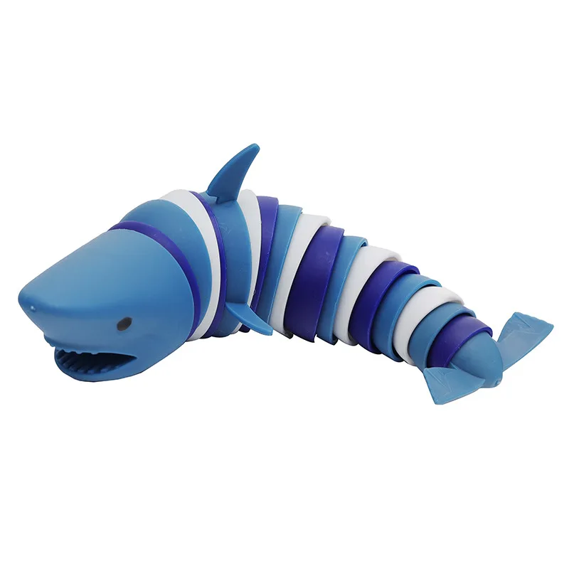 

Shark dolphin ocean decompression decompression fun toy children's educational science hair slug
