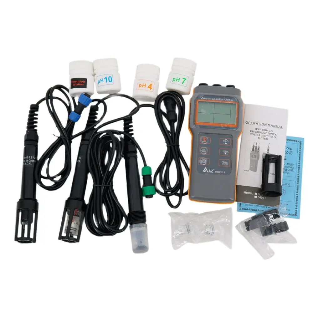 HandheldAZ86031WaterQualityMeterPHMeterOxygenTesterPH