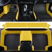 Custom Leather Car Floor Mat For Opel Corsa D E F Astra J K 2007 2008 2017 2018 2019 2020 2021 Waterproof interior Accessories 2