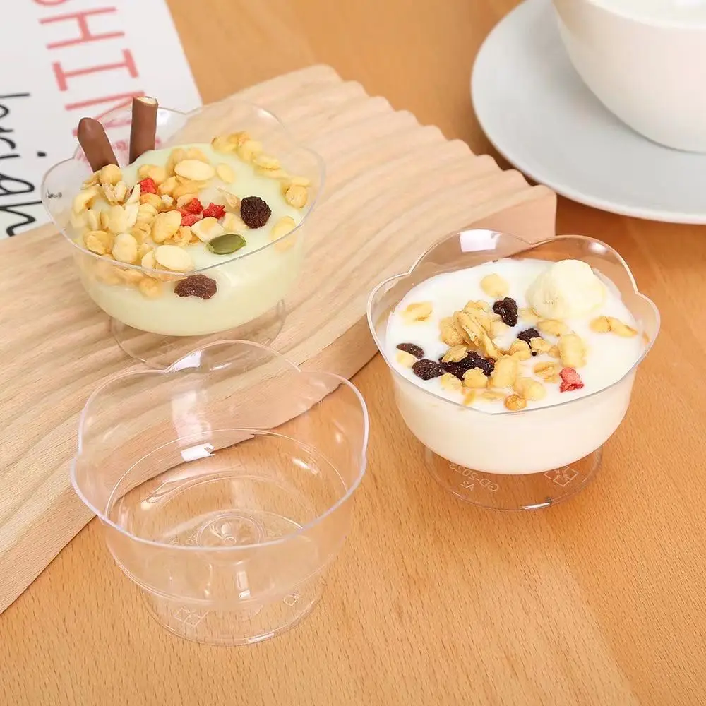 10pcs Mini Heart-Shaped Clear Plastic Dessert Cups – Reusable 2oz Bowls for Ice Cream, ... - SKU CCL60882 - UGI Packaging