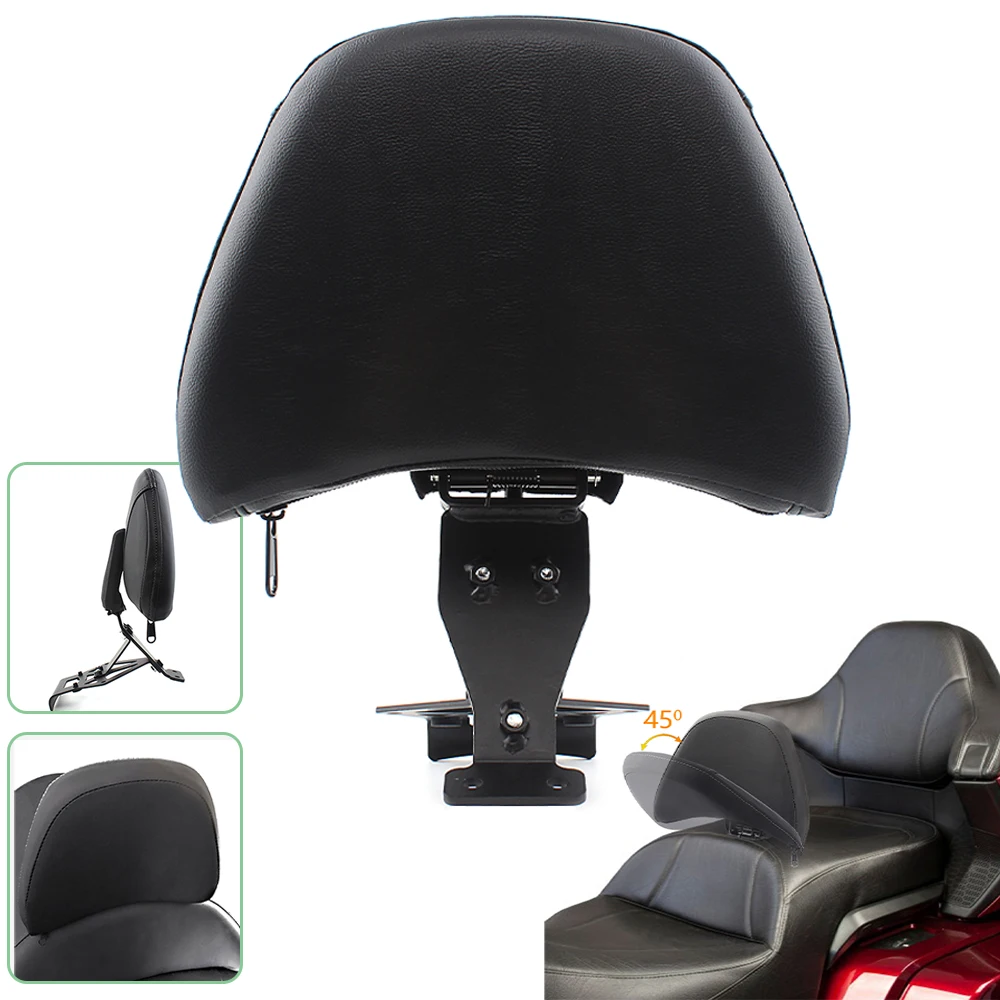 

New Motorcycle Accessories Front Driver Rider Adjustable Quick Detach Backrest For Honda Goldwing 1800 GL1800B BD 2018-2023