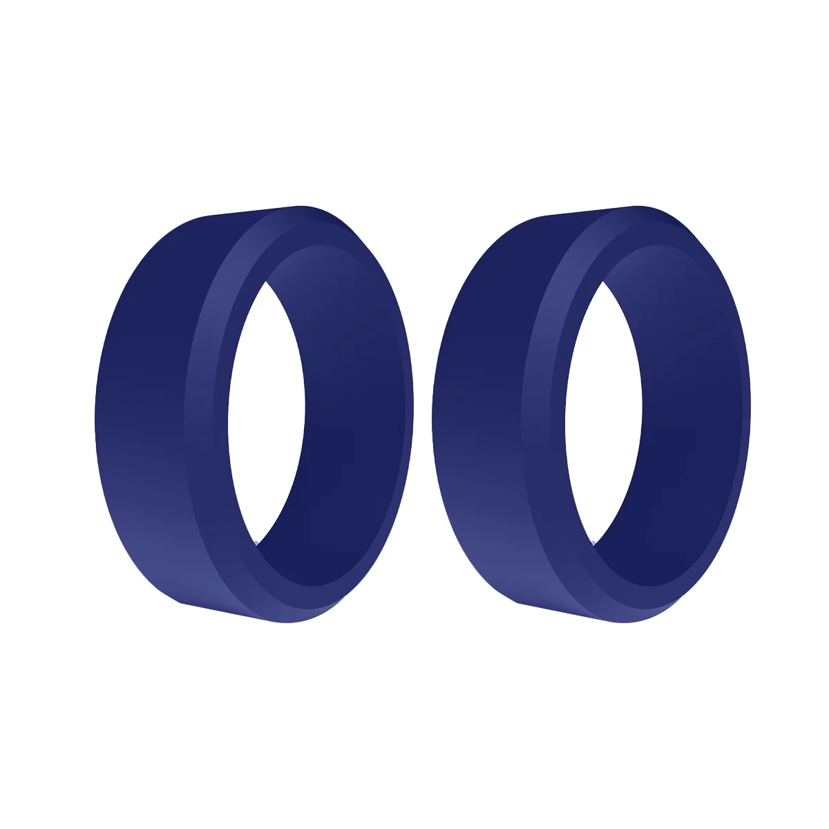 

8mm Popular Men Women Silicone Cool Rings Silicone Wedding Ring Environmental Outdoor Sports RingX2