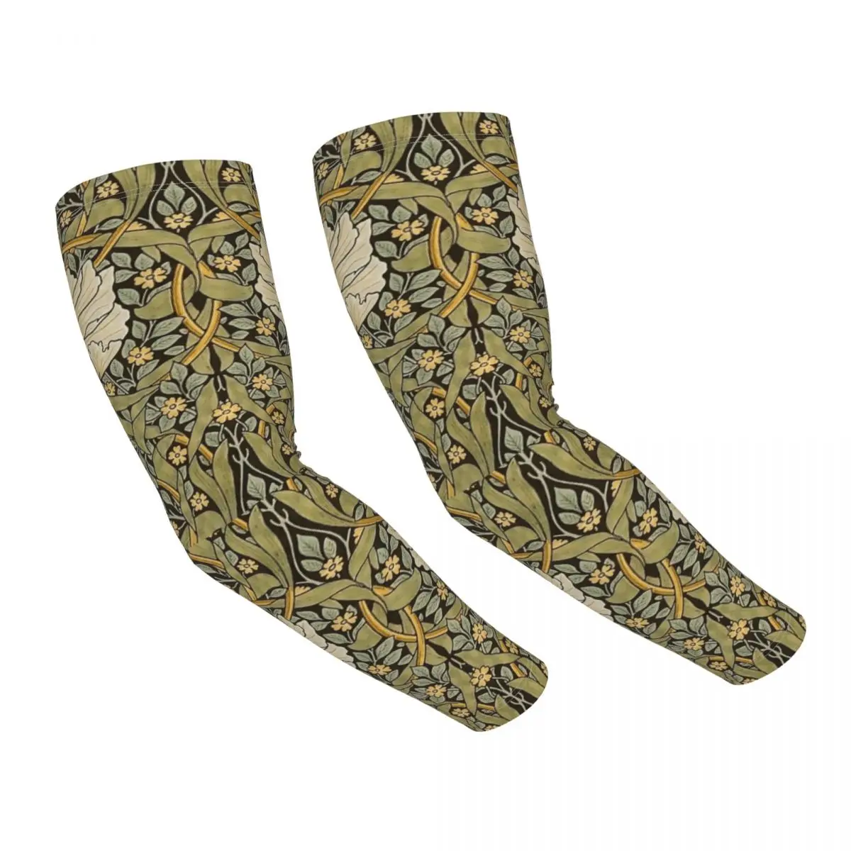 

William Morris Pimpernel UV Protection Cooling Arm Sleeves Women Men Famous British Painter Sports Fishing Tattoo Cover Up