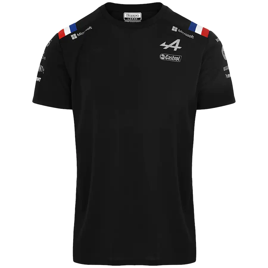 2022 New F1 T-Shirt Official Hot Sale Formula One Alpine F1 Team Blue Short Sleeve Racing Race Summer T-Shirt Fan Oversized Top
