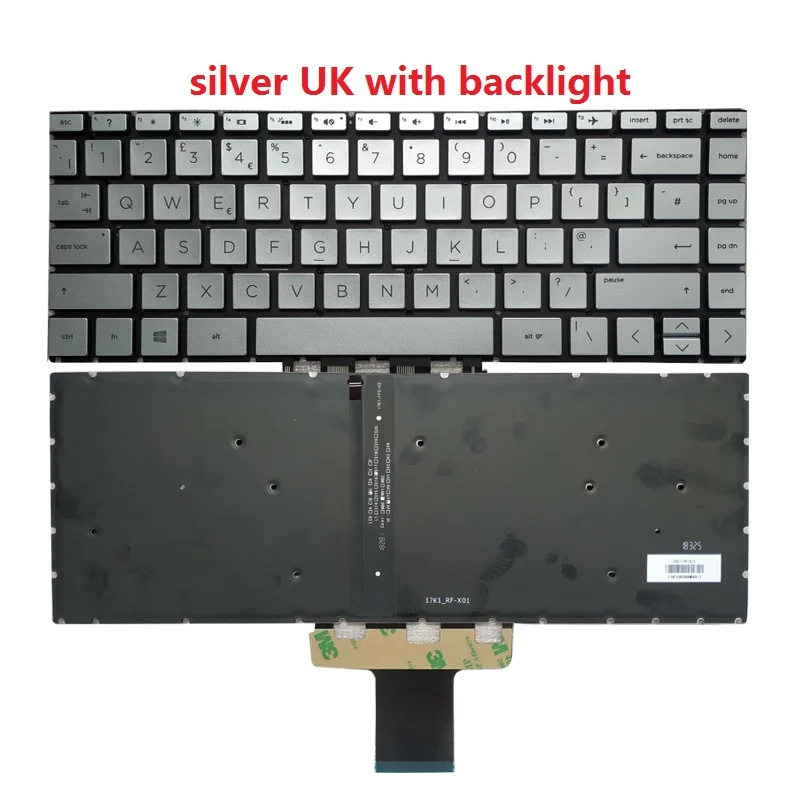 silver UK backlit