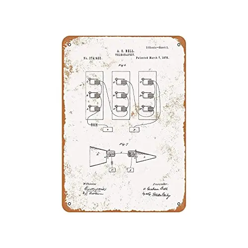 

Александр Белл, телефонный патент, настенный постер, жестяной знак, винтажный барбекю, ресторан, столовая, кафе, магазин, Декор