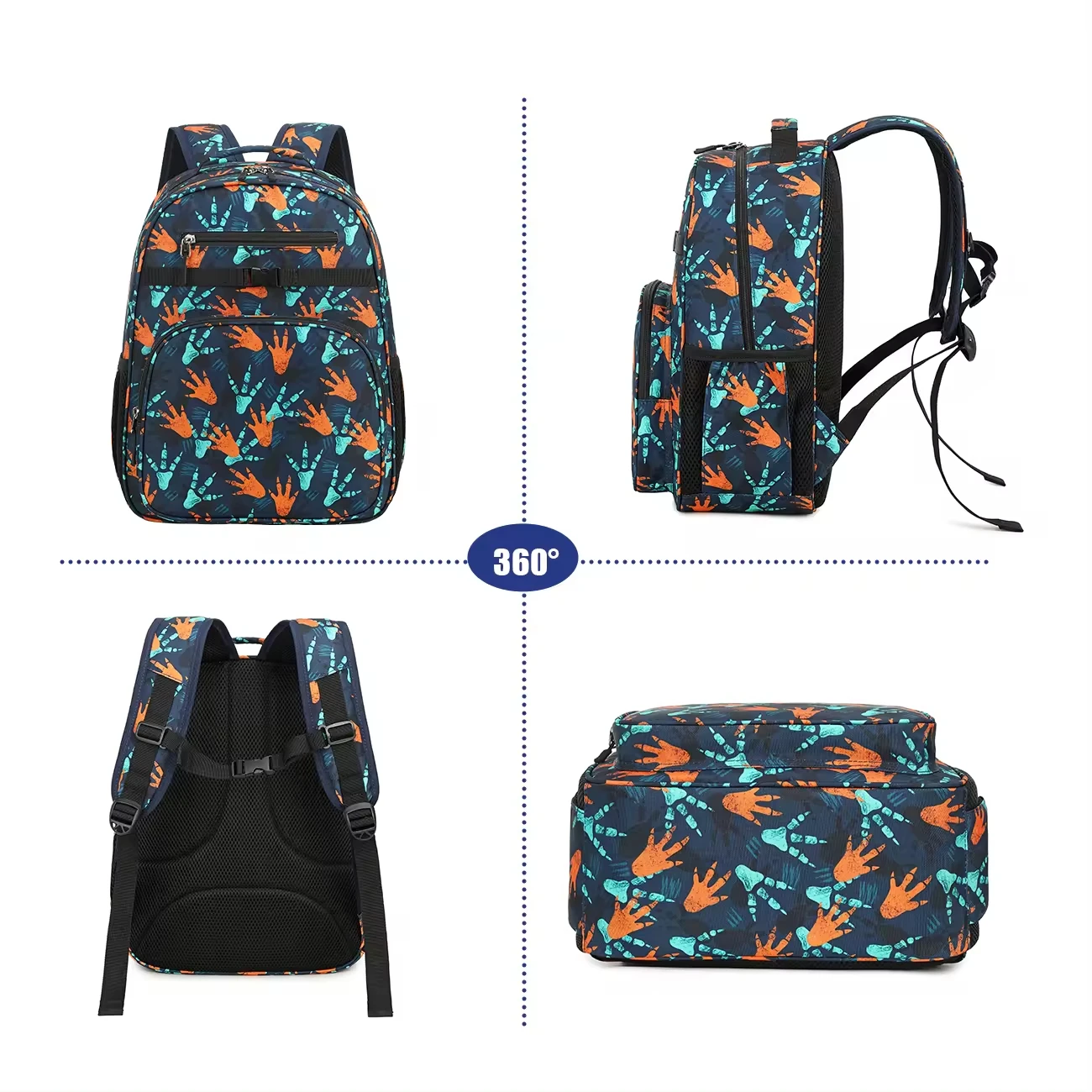 15 Inches School Backpack For Kids Boys School Bags For Girls Middle School Students Bookbags Backpack Cartoon