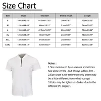 Solid Color T-shirts for Men Fashion Zipper V-Neck Tops Short Sleeve Loose Casual Men T-Shirt Pullover Camiseta Masculina - Image 6