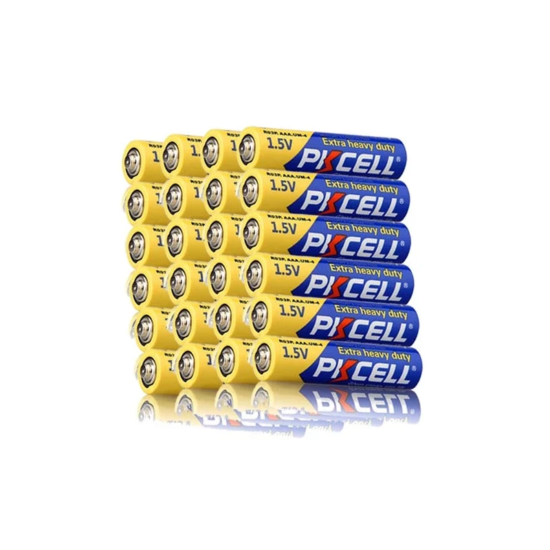 

20 X PKCELL R03P 1.5V AAA Battery 3A Bateries Super Heavy Duty Single Use Batteries for Thermometer
