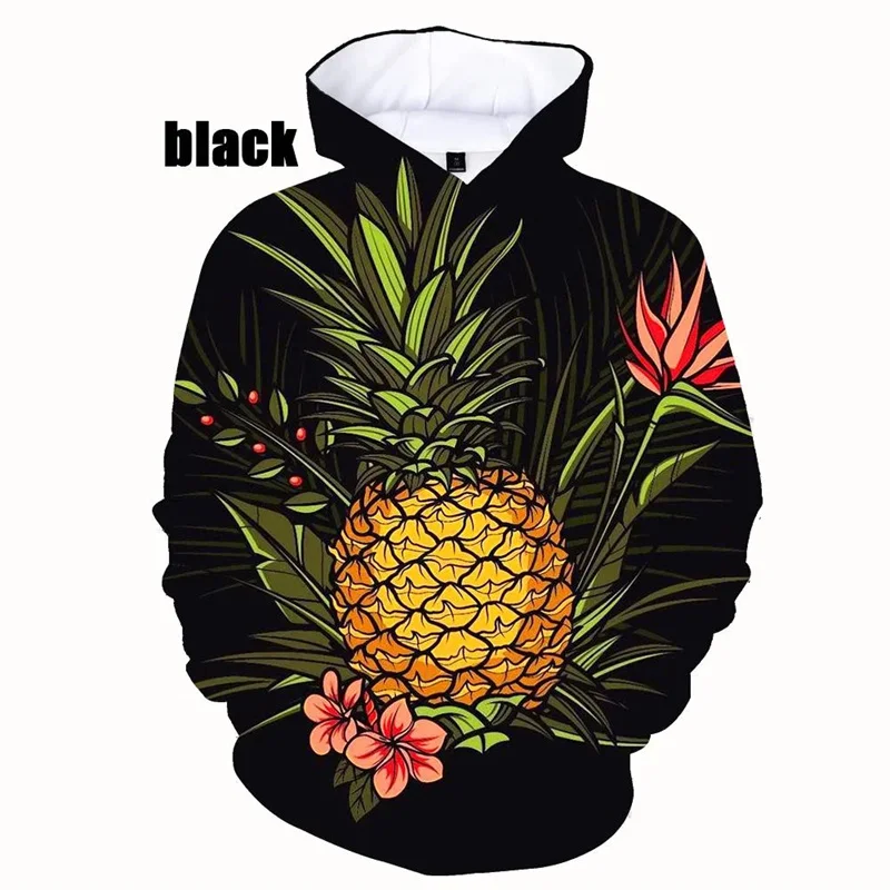 thumbnail image 1 of Sudadera con capucha con estampado de frutas en 3D para hombre, sudadera con capucha con gráfico de piña, suéteres divertidos Y2k para niños, ropa unisex Harajuku, sudadera con capucha, 1 of 4