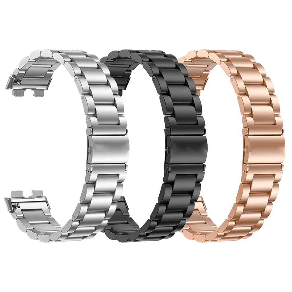 화웨이 스트랩 스테인레스 스틸 시계 스트랩, 길이 조절 가능, 무료 도구, 우아하고 개인화 된 스타일 사용자 정의, 8