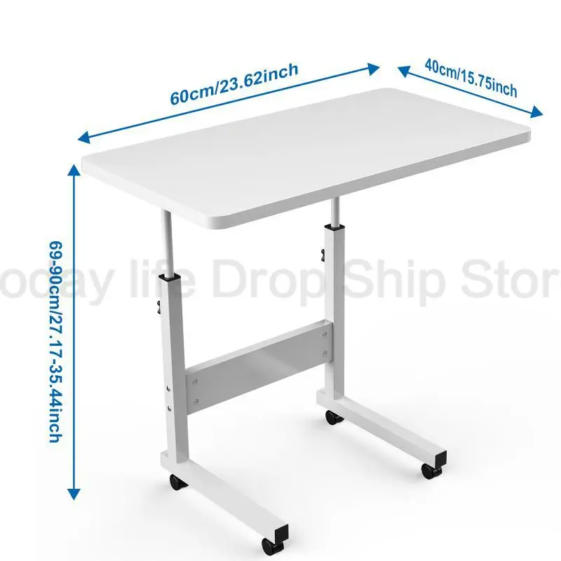 Bureau d'ordinateur portable réglable avec élévateur, table de lit, table  de canapé, meubles de chambre à coucher, table de lit PC, HWC - AliExpress