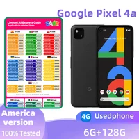 Google Pixel 4a OEM 4G 5.81" 6GB RAM 128GB ROM NFC Octa Core Snapdragon 730G Fingerprint Original Unlocked Pixel 4a 1