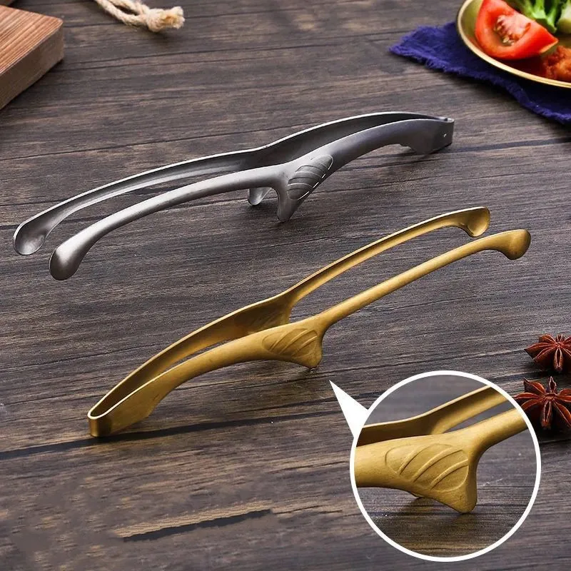 

Stainless Steel Barbecue Clips, BBQ Tongs, Kitchen Accessories, Cooking Food, Outdoor Grilling, Non-Stick Steak Clamp