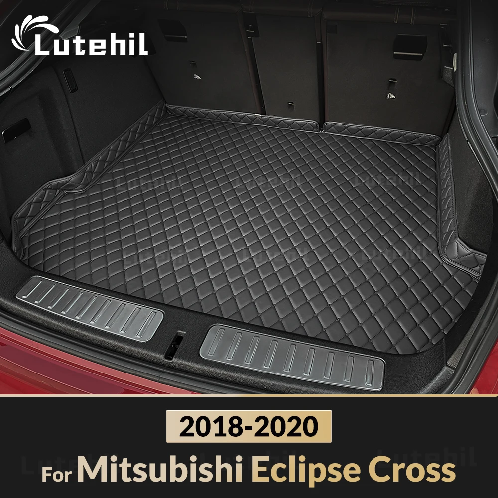 

Lutehil Car Trunk Mat For Mitsubishi Eclipse Cross 2018 2019 2020 Custom Waterproof Cargo Liner Boot Carpets