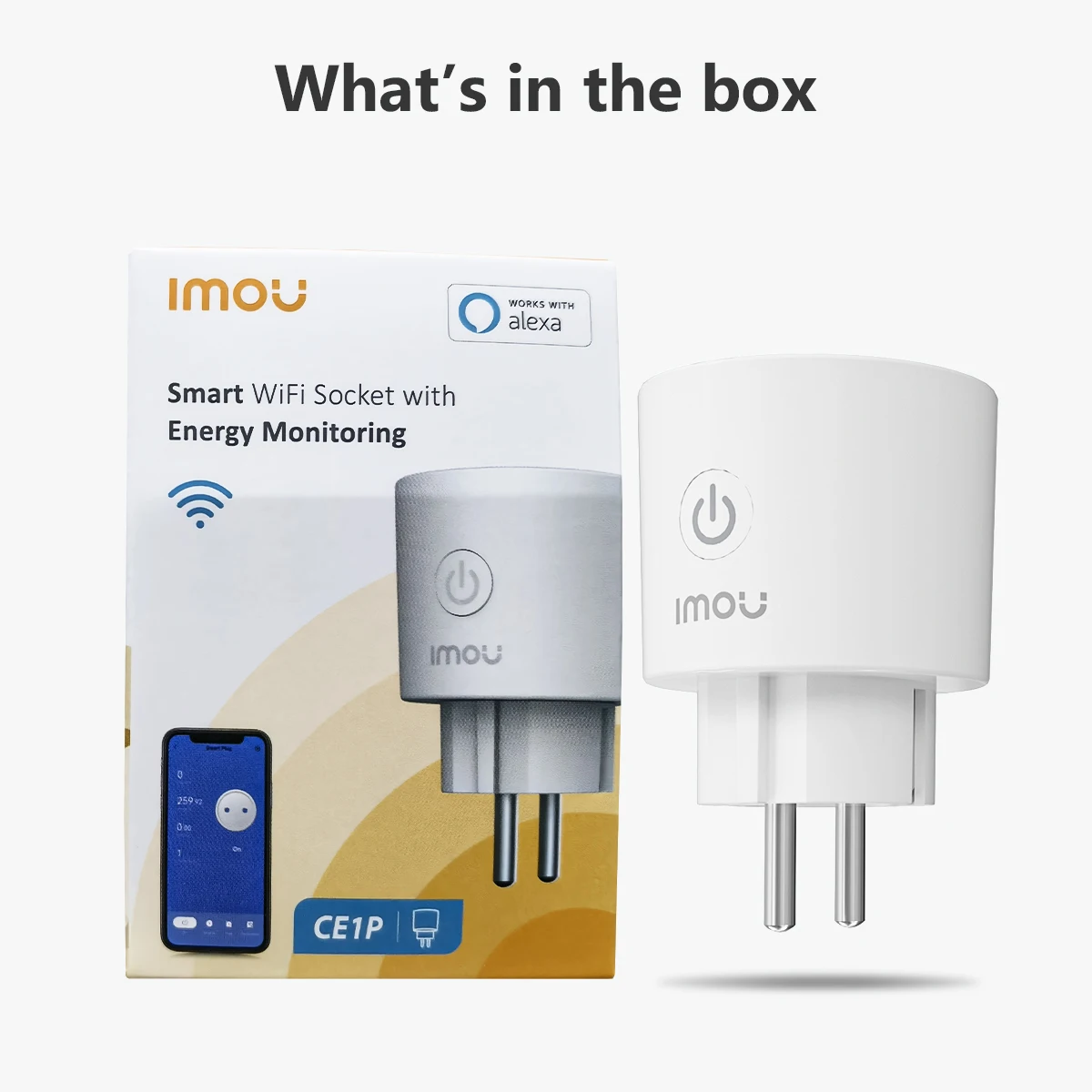 IMOU CE1 Ʈ  EU Ʈ ÷,   ͸ ,   , ˷ ýƮ, 220-240V