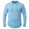 Men's Lightweight Athletic Hoodies Long Sleeve Workout Sport Hooded Shirt Casual Gym Running Jogger Shirt Pullover Sweatshirt 1