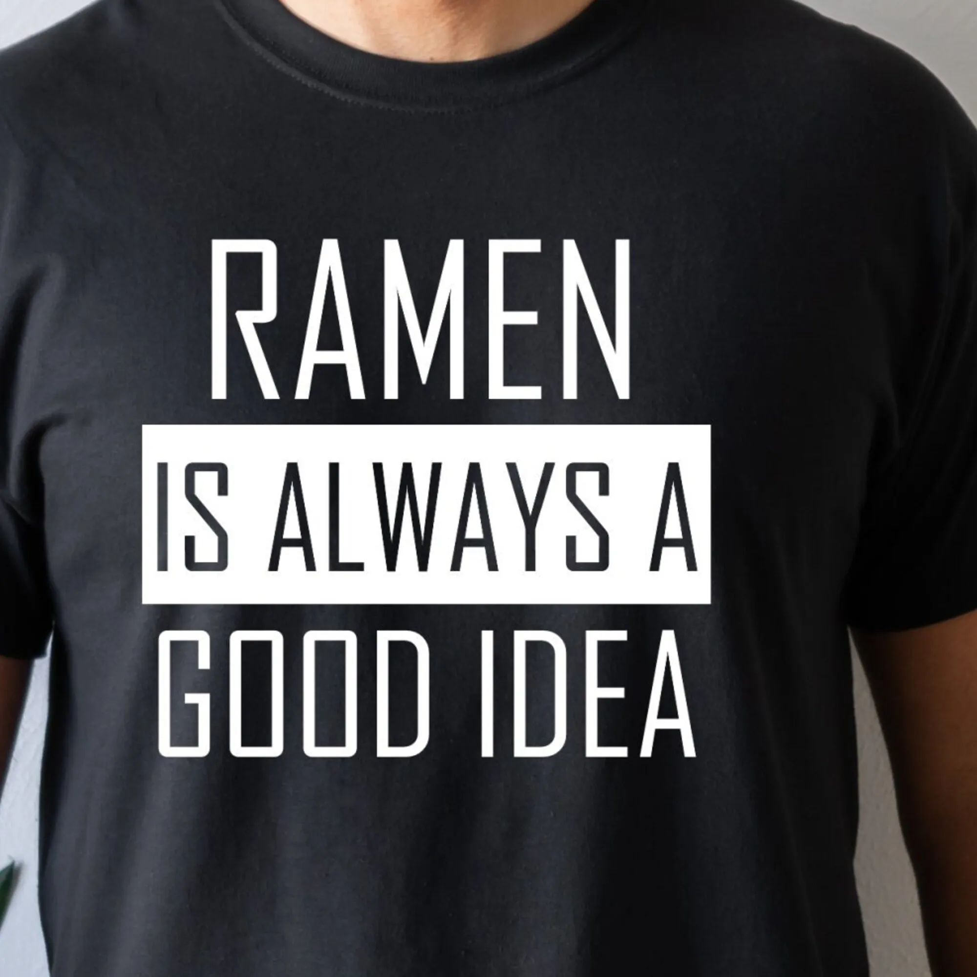 Ramen È Sempre Una Buona Idea, Camicia Ramen, Amante Dei Ramen, Amante Dei Ramen, Noodles Ramen, Mangiare Ramen, Regalo Per Lui, Divertente Maglietta 