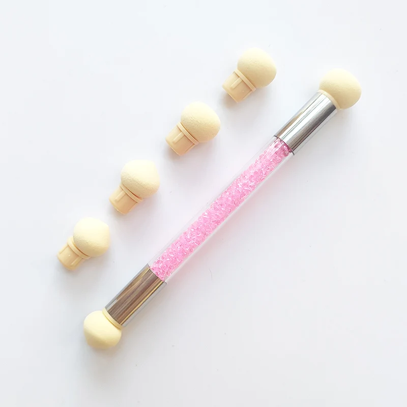 Double Head Gradient Nail Brush and Dotting Pen Set