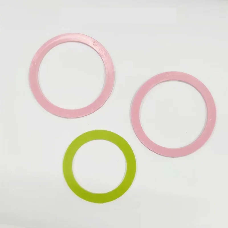 Badge Plastic Ring Gasket 32/37/44/50/58/75mm In Random Color Suitable For Homemade Badge Machine Molds Making Metal badges 5PCS badge parts,button making supplies