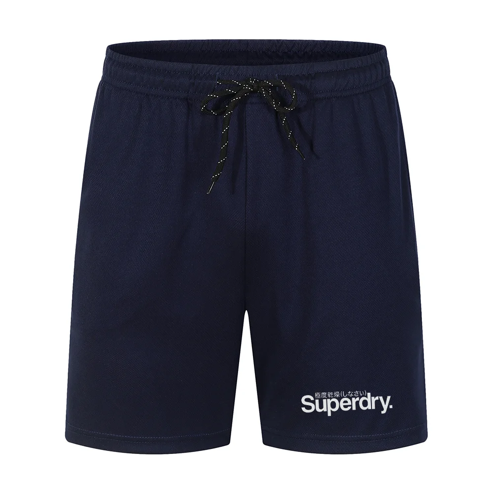 Men's mesh printed mesh shorts Beach pants Seaside summer running fitness pants Breathable quick drying men's hip hop clothing 3