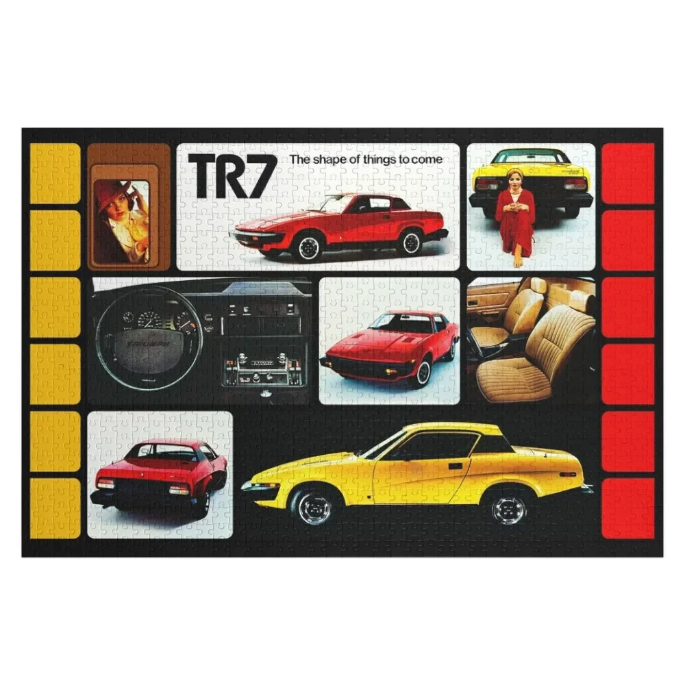 

TR7 - 'Shape Of Things To Come' U.S. brochure - Jigsaw etc. Jigsaw Puzzle Customizeds For Kids Name Wooden Toy Puzzle