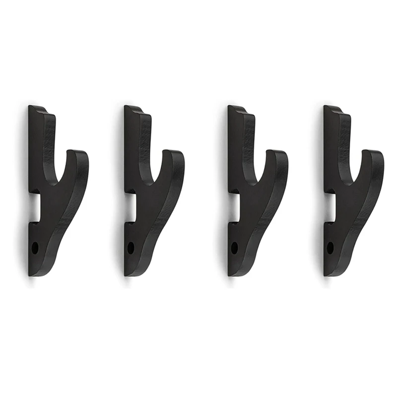 

4X Sword Wall Mount 1-Tier Hook Katana Holder Adjustable Display Hanger For Samurai Sword Tanto Rapier Cosplay Rack