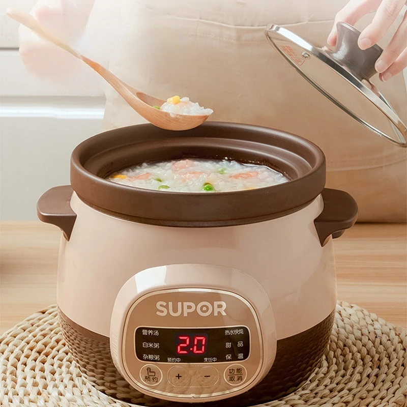 Bear stew pot water-proof electric stew pot household automatic ceramic  soup pot cooking porridge artifact