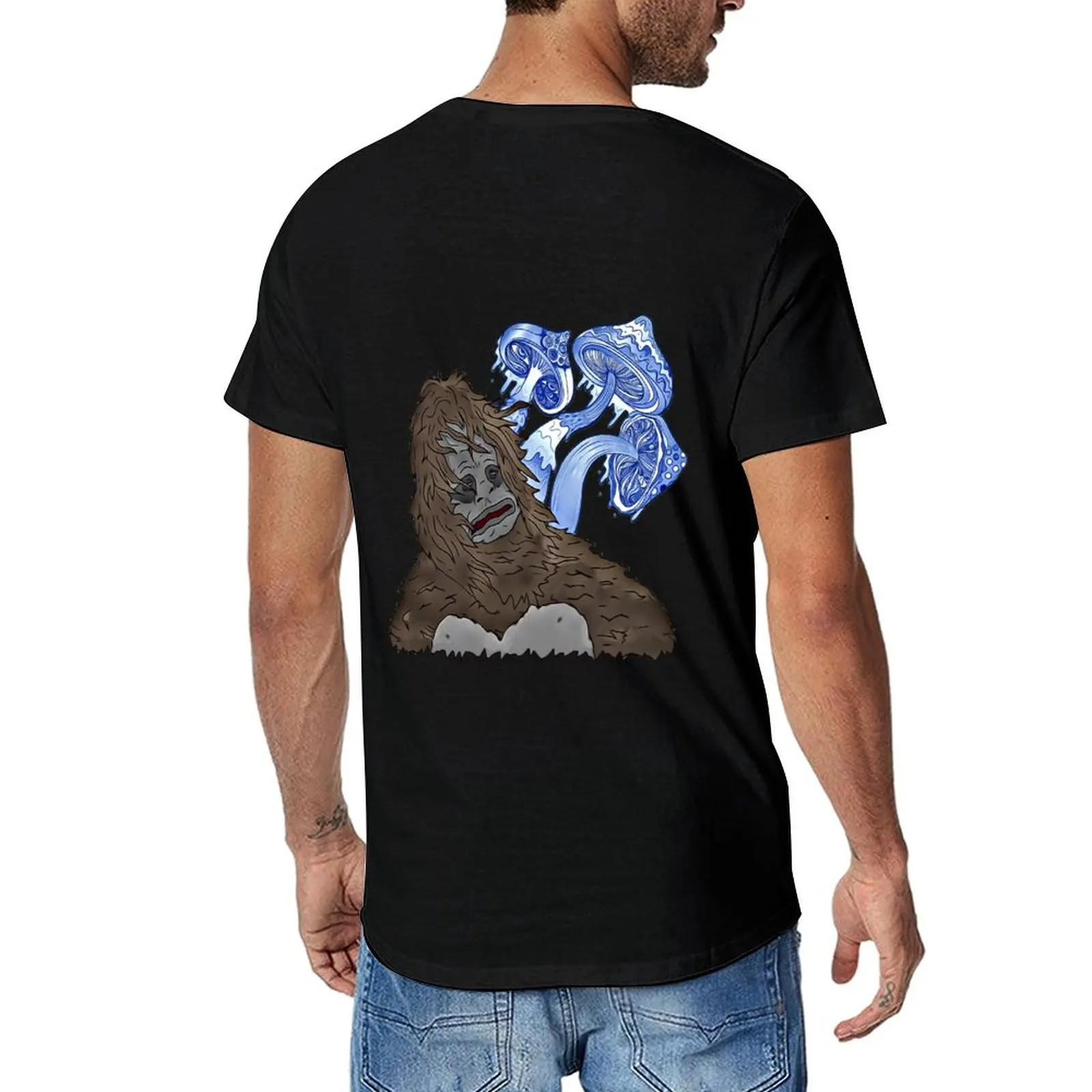 

New Blue Mean-Eyes Sassy Mike Nolan Big Lez Show T-Shirt quick drying shirt boys whites boys animal print shirt mens