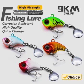 VIB Fishing Lures Tail Spinner Crankbait Lure 9~16g Fishing Spoon Lure Blade Sinking Lures Bass Fishing Jigs Fishing Lure Tackle 1