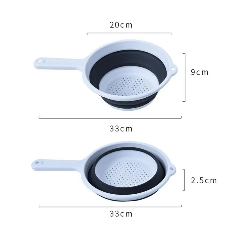 Water Spoon Tpr Strong And Durable Convenient Folding High Quality Material Convenient Storage Home Supplies Draining Ladle